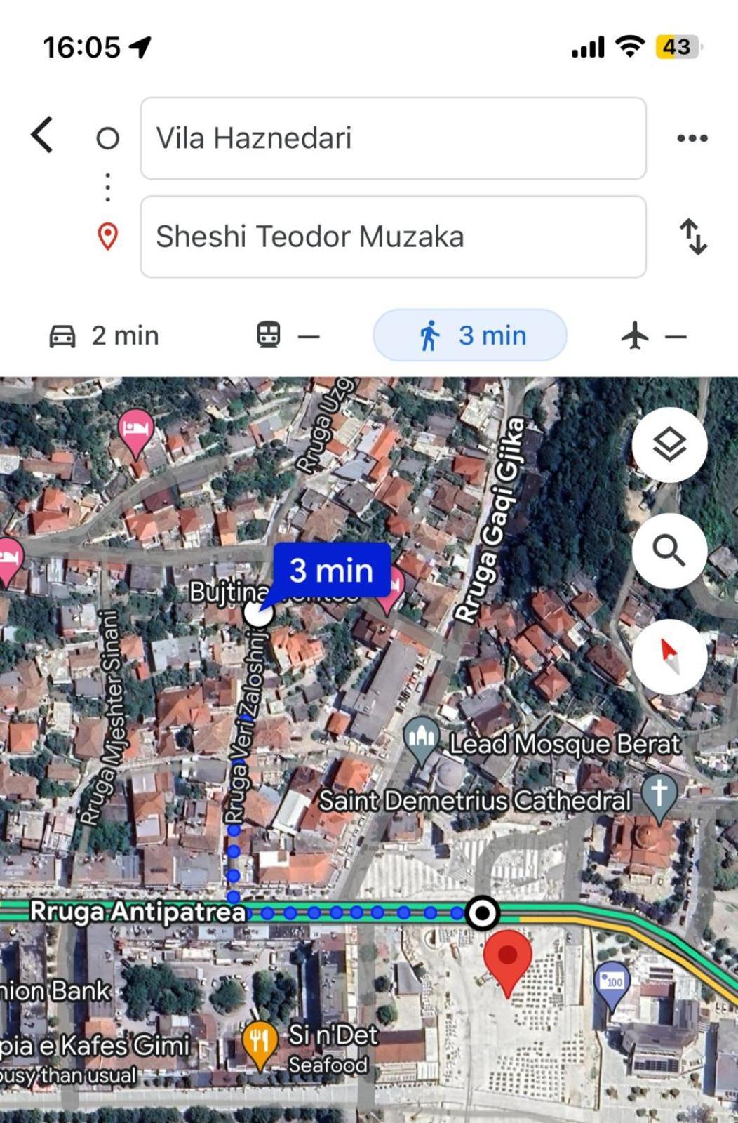 Vila Haznedari-City Center Berat Extérieur photo